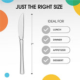 Heavy Duty Clear Plastic Knives | Case of 1200